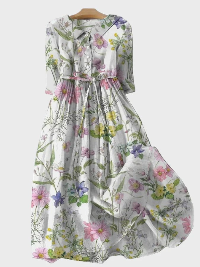 Vestido Parry com Flores - Ines Braga