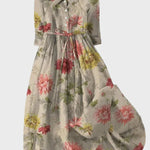 Vestido Retro com Buquê - Ines Braga