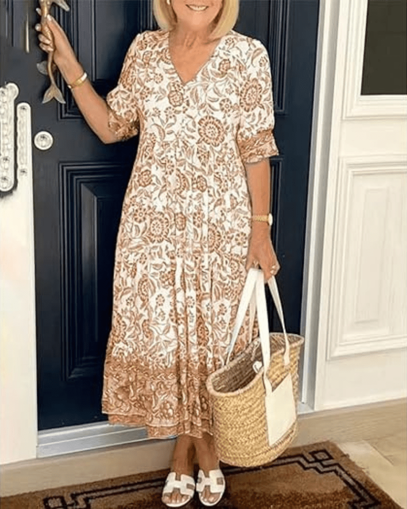 Violeta | Vestido de Verão – Leve, Feminino & Elegante - Ines Braga