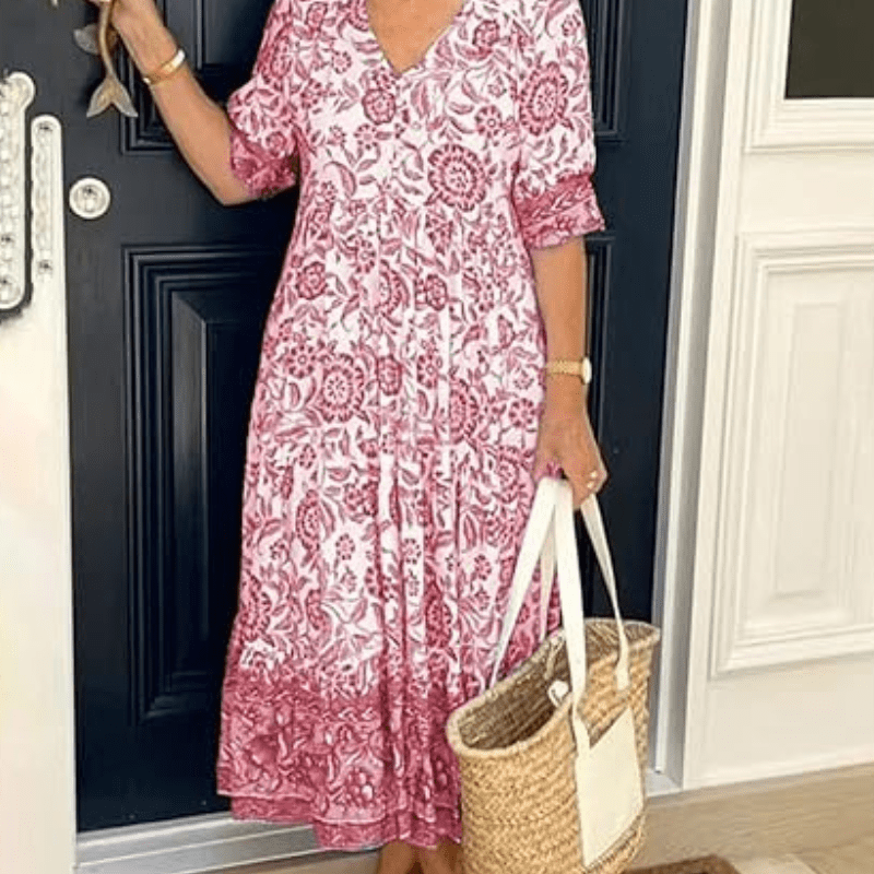 Violeta | Vestido de Verão – Leve, Feminino & Elegante - Ines Braga