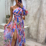 Whitney | Vestido Elegante e Fluido de Ombro para Eventos de Verão - Ines Braga